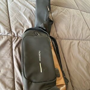 Black and Brown crossbody bag